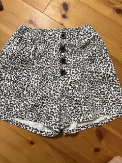 キッズハーフパンツヒョウ柄