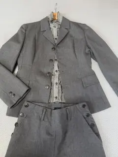 スーツセット パンツスーツセット　グレー
