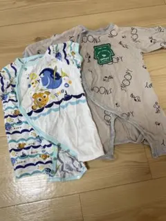 スヌーピー ニモ　ロンパース2点セット