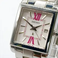 SEIKO レディース腕時計 クォーツ 稼働 スクエア デイト 539
