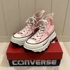 CONVERSE ALL STAR コンバース 厚底 ピンク ハイカット