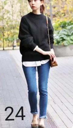 新品♡YANUK パトリシアアンクル 24 定価￥26400