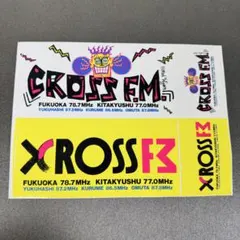 CROSS FM ステッカー 1枚　エフエム九州