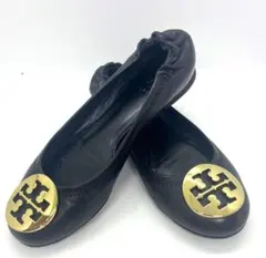 TORY BURCH トリバーチ REVA バレエシューズ ブラック 23㎝のサムネイル