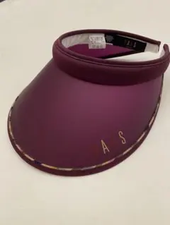 超美品☆DAKS ダックス　 サンバイザー ボルドーゴルフのサムネイル