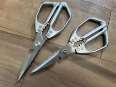 【業務用クラスのしっかりした金属製ハサミ】×2本セット