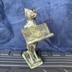 ブロンズ製・ウェルカム猫・カード・名刺入れ・2体 - メルカリ