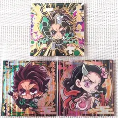 鬼滅の刃 ウエハースシール 8-02,8-06,8-08