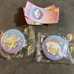 シナモロール 缶バッジ くら寿司　びっくらぽん