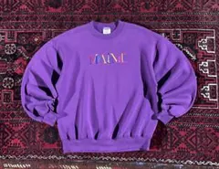 JERZEES 90's アメリカ製 ヘビーウェイト スウェット パープル L