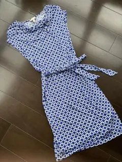 Banana Republic 幾何学模様 ワンピース XS着用写真有りのサムネイル