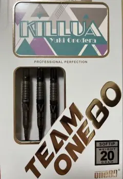 ワンエイティ!キルア!ブラック!小野寺由貴!新品同品!極美品!ダーツセット20g ワンエイティ!キルア!ブラック!小野寺由貴!新品同品!極美品!ダーツ