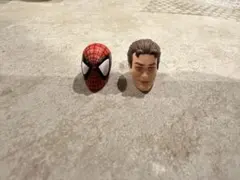 マーベルレジェンド　マキシマム　 スパイダーマン フィギュア用ヘッドパーツ 2種