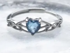 天然石 ロンドンブルートパーズ リング/指輪