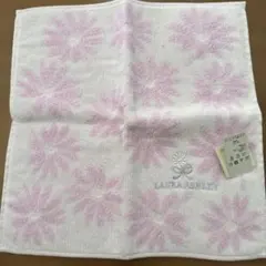 LAURA ASHLEY 花柄タオルハンカチ
