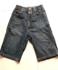 ストレッチデニムハーフパンツ 140cm