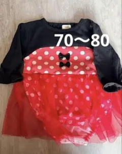 【SALE】ミニーマウス　ロンパース　70-80センチ　ハロウィン　コスプレ