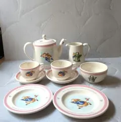 ウエッジウッド ピーターラビット　ピンク　チルドレンズ　フルティーセット　未使用