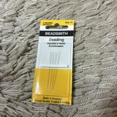 【匿名配送でご自宅へ】BEADSMITH ビーズ用針 4本入り サイズ13