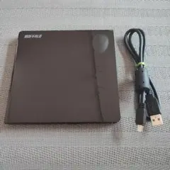 BUFFALO「DVSM-PLV8U2-BKA」ポータブルDVDドライブ