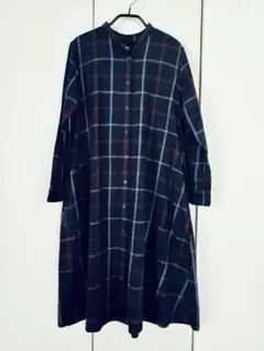 ユニクロ　フランネル Aライン　ワンピース　M