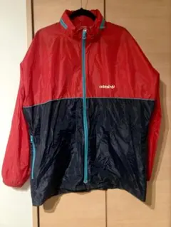 90年代 adidas フード付きナイロンジャケット