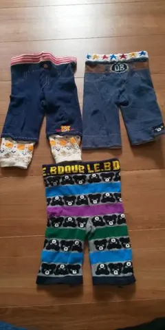 ダブルビーとホットビスケッツのレギンス3枚セット