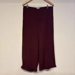 ケービーエフ　KBF バーガンディ ワイドパンツ Oneサイズ