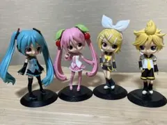 キューポスケット　初音ミク　 鏡音リン 鏡音レン　フィギュア　4体まとめ売りです