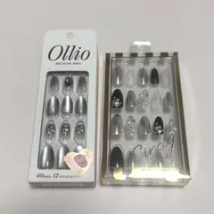 Ollio ネイルチップ 40枚入り オーリオ ノーグルーネイル　Cindyのサムネイル
