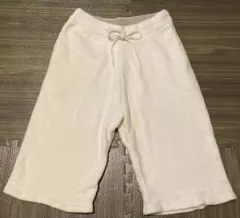 GELATO PIQUE ホワイト ルームウェアハーフパンツ　Lサイズ