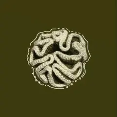 シュシュ　編み物　かぎ針編み　かぎ編み 緑 深緑 ベージュ 白 ハンドメイド