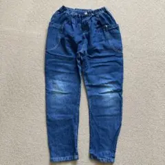 LAGKAW ダークブルー ストレートパンツ140センチ