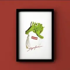 カーミット Supreme ポスター 【額縁付 Supreme ケイトモス（Kermit）のポスターを販売 ー NOISEKING
