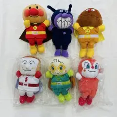 アンパンマン ぬいぐるみ 6体セット 約30cm