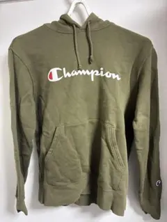 Champion オリーブ フード付きパーカー