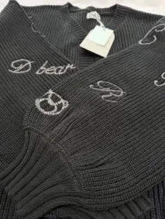 【新品タグ付き】ダーリッチ❤️Ｄベアエンブロイダリーニットカーディガン