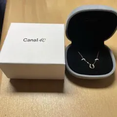 Canal ４℃ ピンクゴールド　ネックレス　馬蹄