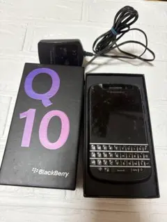 【ジャンク品】BlackBerry Q10 本体 充電器付きのサムネイル
