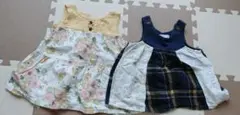 ノースリーブワンピース2点セット 90cm .95cm