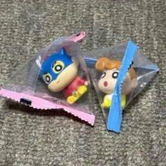 クレヨンしんちゃん プチっとすわりマス ミニフィギュア ひまわり 2種セット