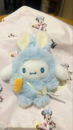サンリオ ふっくらおみみのうさぎの会 シナモロール マスコットホルダー シナモン