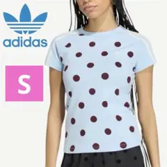 新品✨アディダス　水玉 ポルカドット 半袖Tシャツ　S　完売品 国内完売S adidas ドット Tシャツ 水玉模様 半袖｜Yahoo!フリマ（旧