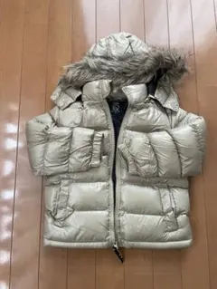 【期間限定値下げ中】 キッズ 中綿ベスト ファー フード付き 100㎝