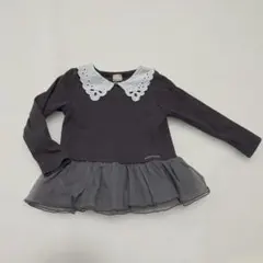 petit main グレー 長袖カットソー 100cm