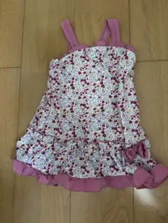 花柄フリルワンピース水着（女の子用）
