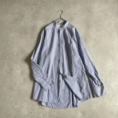 新品未使用品】parkes ストライプ ちび襟 ブラウス - メルカリ