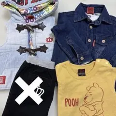 BABY DOLL 80-90サイズ 服セット ジージャン　ベスト　ズボン