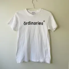 ALL ORDINARIES ロゴTシャツ 白 XS(250)のサムネイル