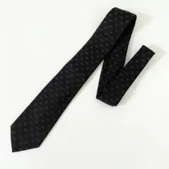 ディオール Dior homme ネクタイ CDロゴ 総柄 シルク ブラック 黒のサムネイル